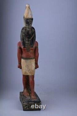 Antiquity Pharaonic Statue ONE OF KIND Ancient Antiquities Of Egyptian God Horus