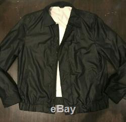 Archival Helmut Lang Collection Mens Black Zip Bomber Jacket Rare One Of A Kind