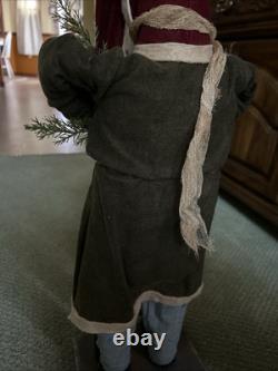 Arnett Santa One Of A Kind American Collectible Handcrafted Retired 24