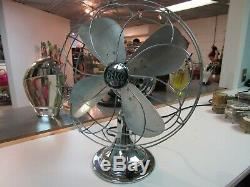 Art Deco Vintage Delco Chrome (Fan one of a kind)