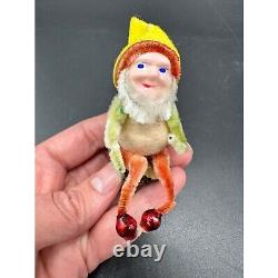 Artisan Made Elves Pixies Kitschy One of a Kind Assemblage Gnomes Pinecone READ