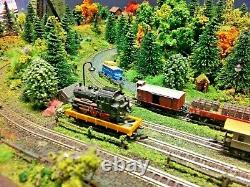 Artisan One of a kind Z scale train layout scratch built 24 X 48 SEE PHOTO'S