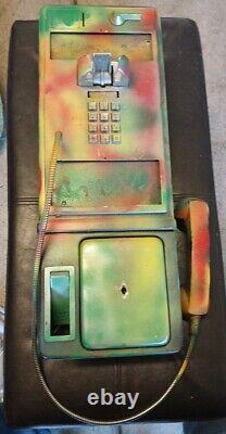 Artist E. M. Zax One Of A Kind Hand Painted Payphone Signed By Zax