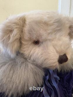 Artist bear collectable ooak one of a kind 16 mohair Edie 1994 Victorian style