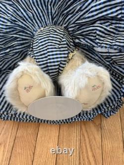 Artist bear collectable ooak one of a kind 16 mohair Edie 1994 Victorian style