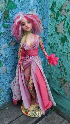 Artist made collectible, ooak doll, art doll, one of a kind