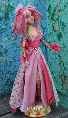 Artist made collectible, ooak doll, art doll, one of a kind