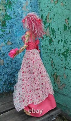 Artist made collectible, ooak doll, art doll, one of a kind