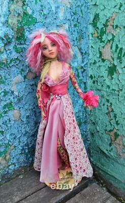 Artist made collectible, ooak doll, art doll, one of a kind