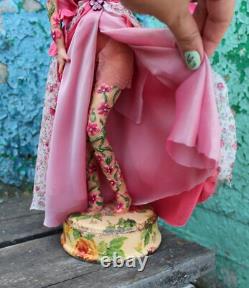 Artist made collectible, ooak doll, art doll, one of a kind