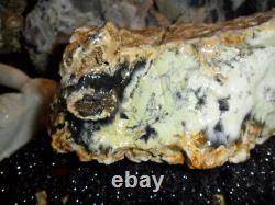 Australian Dendritic Opalite / Lemon Chrysoprase Crystal Large Rare