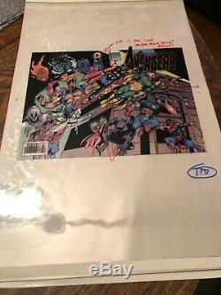 Avengers Marvel Comics Color Acetate Separation Art One Of A Kind