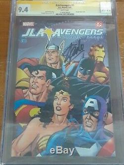 Avengers vs JLA 1-4 CGC SS by Stan Lee, Rare, One of a Kind. Exclusive