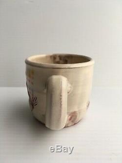 Ayumi Horie Mug Cup Ceramics hand thrown / one of a kind love birds CLAY