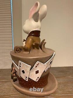 BIG Custom one-of-a-kind Alice in Wonderland'Rabbit' Clock Sculpture Steampunk