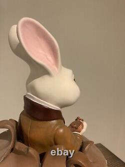 BIG Custom one-of-a-kind Alice in Wonderland'Rabbit' Clock Sculpture Steampunk