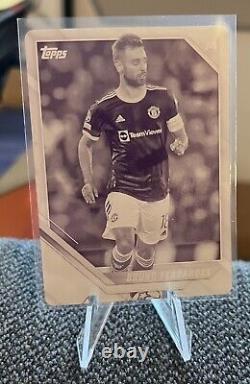 BRUNO FERNANDES 1 Of 1 Printing plate TOPPS 2022-23 1 OF A Kind Collectible