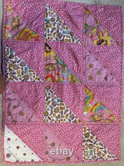 Barbie Quilt Handmade Patchwork Collectable One Of A Kind