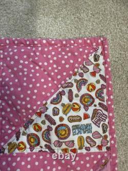 Barbie Quilt Handmade Patchwork Collectable One Of A Kind