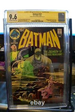 Batman #227 CGC 9.6 Signed & Sketched by Neal Adams DC 1970 RARE ONE OF A KIND
