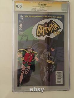 Batman'66 #1 RARE! One of a Kind -Signed by Adam West, Burt Ward & Both Allreds
