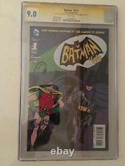 Batman'66 #1 RARE! One of a Kind -Signed by Adam West, Burt Ward & Both Allreds