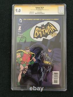 Batman'66 #1 RARE! One of a Kind -Signed by Adam West, Burt Ward & Both Allreds