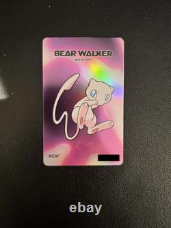 Bear Walker x Pokémon Mew X/1500 Limited Edition Card Read Description