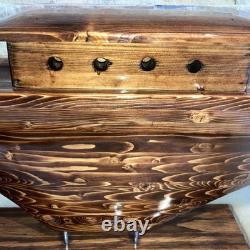 Beautiful Hand Carved One Of A Kind! Arc Ship Boat Home Decor 37LX 14LX 6.5W