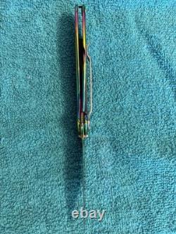 Beautiful, One Of A Kind Crush Rainbow Knife, Very Very Rare