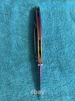 Beautiful, One Of A Kind Crush Rainbow Knife, Very Very Rare