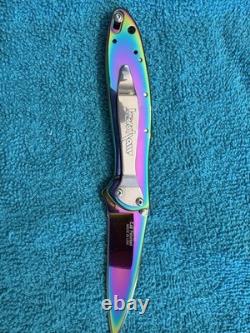 Beautiful, One Of A Kind Crush Rainbow Knife, Very Very Rare