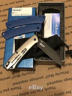Benchmade Proper 319DLC-1801 FULLY CUSTOMIZED With A Pocket Clip! One Of A Kind