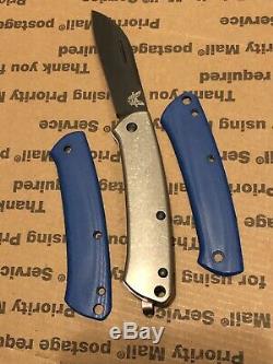 Benchmade Proper 319DLC-1801 FULLY CUSTOMIZED With A Pocket Clip! One Of A Kind