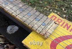 Benford Guitars One of a Kind Coca-Cola Crate Lapsteel