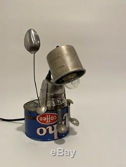Bert Industrial steampunk, handmade, one-of-a-kind decorative lamp