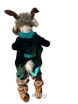 Bethany Lowe 32 English Hare Bunny Rabbit One Of A Kind Folk Art Free Shipping