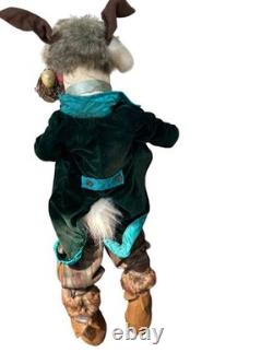 Bethany Lowe 32 English Hare Bunny Rabbit One Of A Kind Folk Art Free Shipping