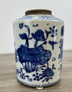 Blue And White Porcelain Handpainted Ginger Jar By Oriental Danny One Of A Kind