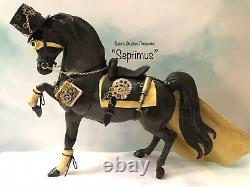 Breyer Steampunk Custom Painted Model With Custom Tack Set One Of A Kind