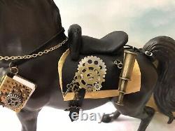 Breyer Steampunk Custom Painted Model With Custom Tack Set One Of A Kind