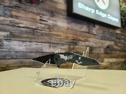 Brous Blades! BATMAN CUSTOM LASER ENGRAVED! Flipper ONE OF A KIND! Knife NIB