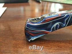 Buck 110 Custom Shop Remer One of a kind Patriotic / accents in Copper NIB