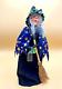 Byers Choice Halloween Witch Withlantern, Star Adorned Cape One Of A Kind! Euc