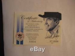 CARROLL SHELBY signed authenticated Mustang Shelby one of a kind
