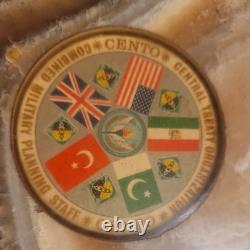 CENTO US/UK/Turkey/Iran one of a kind Cold War Era Pakistani MARBLE Paperweight