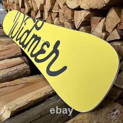 COLLECTIBLE One-of-a-Kind Widmer Brothers 155cm Rideable Snowboard, Brand New