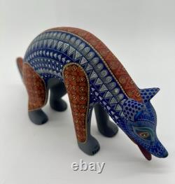COYOTE- One of a kind wood hand-carved ALEBRIJE from Oaxaca, México