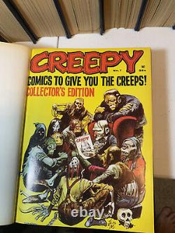 CREEPY bound set #1-105 including yearbooks. One of a kind