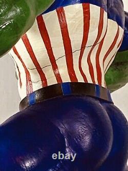 CUSTOM STATUE HULK as CAPTAIN AMERICA ONE OF A KIND MYSTERY SCULPTOR